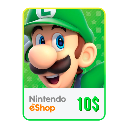 Код пополнения Nintendo eShop 10 долларов