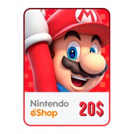 Код пополнения Nintendo eShop 20 долларов